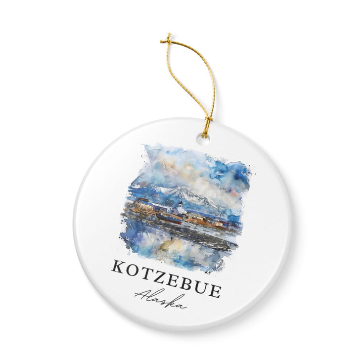 Kotzebue Alaska Ornament: Unique Kotzebue Souvenir, Kotzebue Alaska Xmas Decor, and Authentic Kotzebue Gift