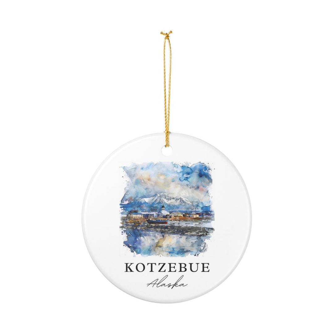 Kotzebue Alaska Ornament: Unique Kotzebue Souvenir, Kotzebue Alaska Xmas Decor, and Authentic Kotzebue Gift