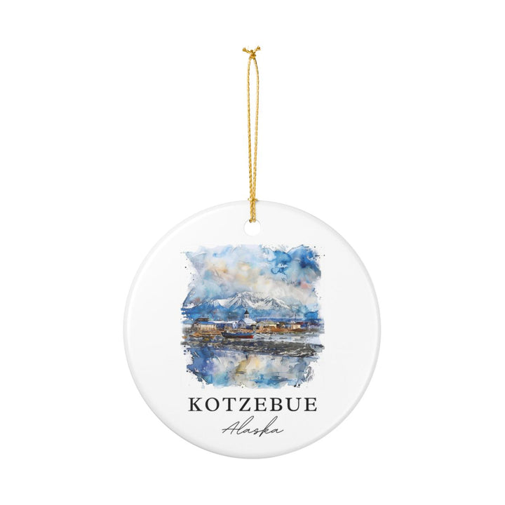Kotzebue Alaska Ornament: Unique Kotzebue Souvenir, Kotzebue Alaska Xmas Decor, and Authentic Kotzebue Gift