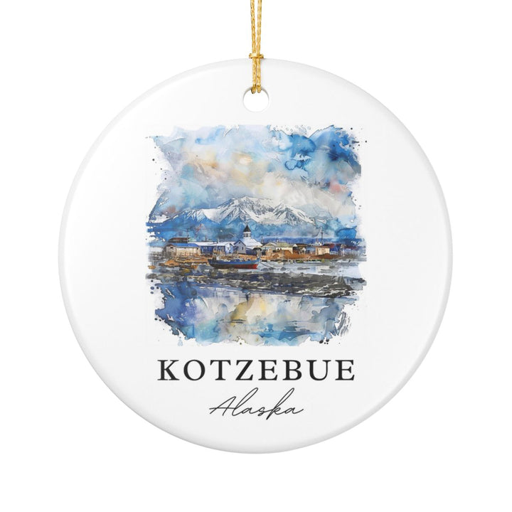 Kotzebue Alaska Ornament: Unique Kotzebue Souvenir, Kotzebue Alaska Xmas Decor, and Authentic Kotzebue Gift