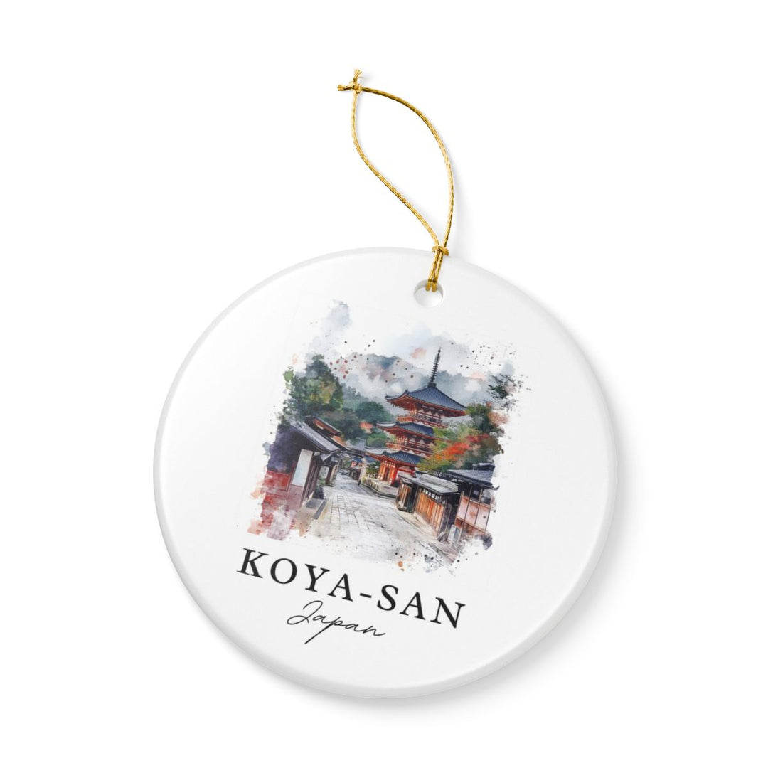 Koya San Japan Ornament: Unique Koya San Souvenir, Koya San Japan Xmas Decor, and Authentic Koya San Gift