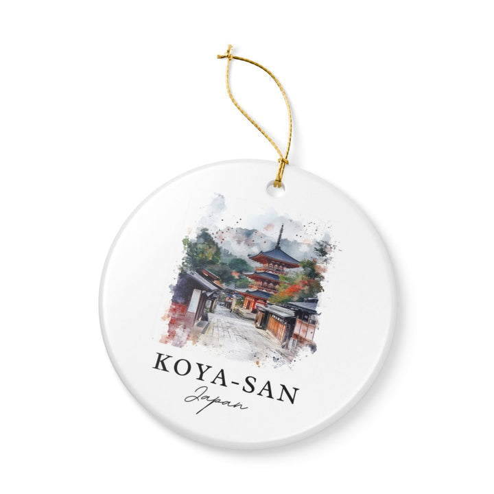 Koya San Japan Ornament: Unique Koya San Souvenir, Koya San Japan Xmas Decor, and Authentic Koya San Gift