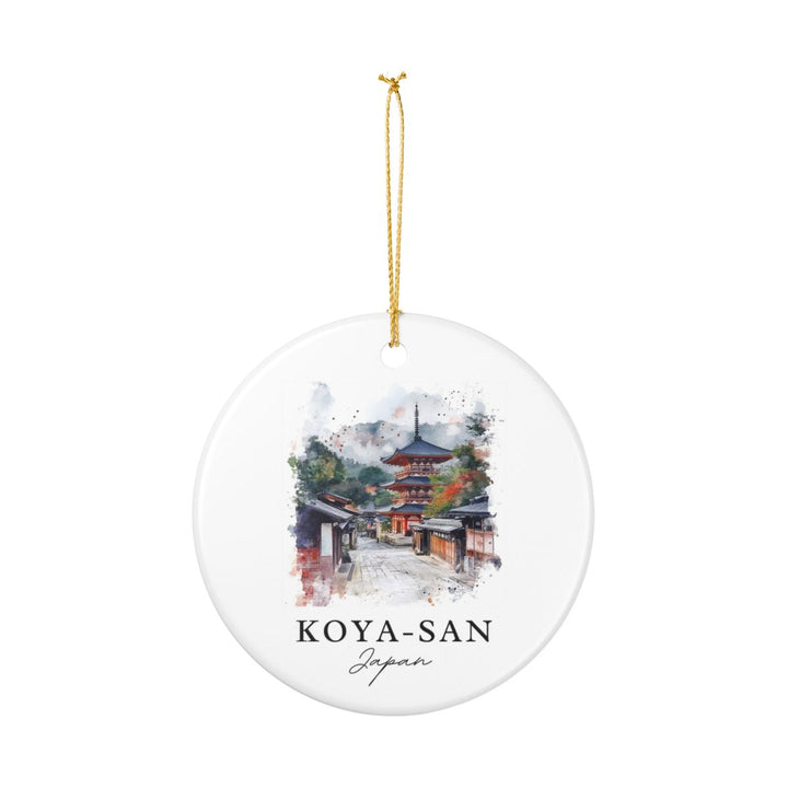 Koya San Japan Ornament: Unique Koya San Souvenir, Koya San Japan Xmas Decor, and Authentic Koya San Gift