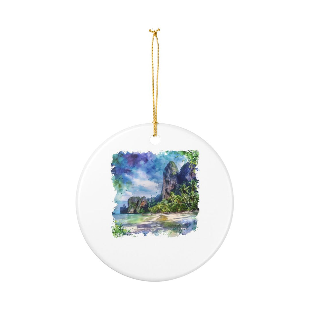 Krabi Thailand Ornament: Unique Krabi Thailand Souvenir, Krabi Thailand Xmas Decor, and Authentic Krabi Thailand Gift