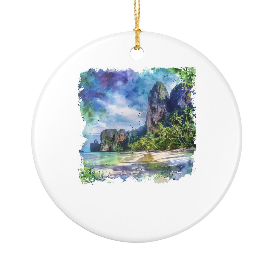 Krabi Thailand Ornament: Unique Krabi Thailand Souvenir, Krabi Thailand Xmas Decor, and Authentic Krabi Thailand Gift