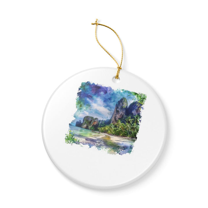 Krabi Thailand Ornament: Unique Krabi Thailand Souvenir, Krabi Thailand Xmas Decor, and Authentic Krabi Thailand Gift