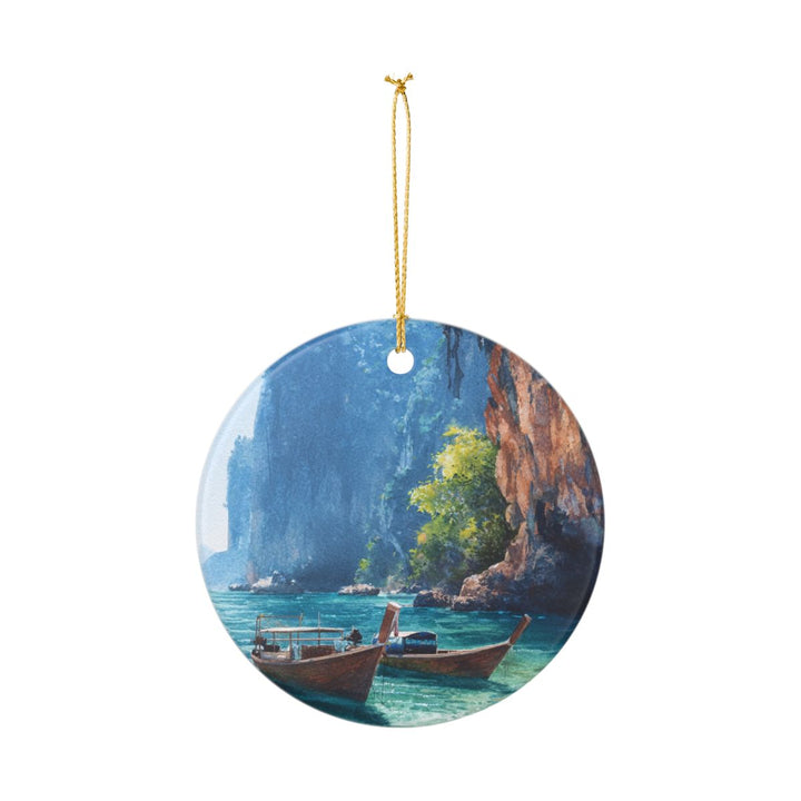 Krabi Thailand Ornament: Unique Krabi Thailand Souvenir, Krabi Thailand Xmas Decor, and Authentic Krabi Thailand Gift