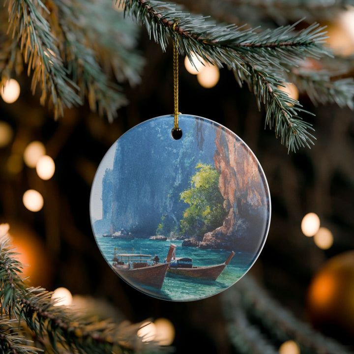 Krabi Thailand Ornament: Unique Krabi Thailand Souvenir, Krabi Thailand Xmas Decor, and Authentic Krabi Thailand Gift