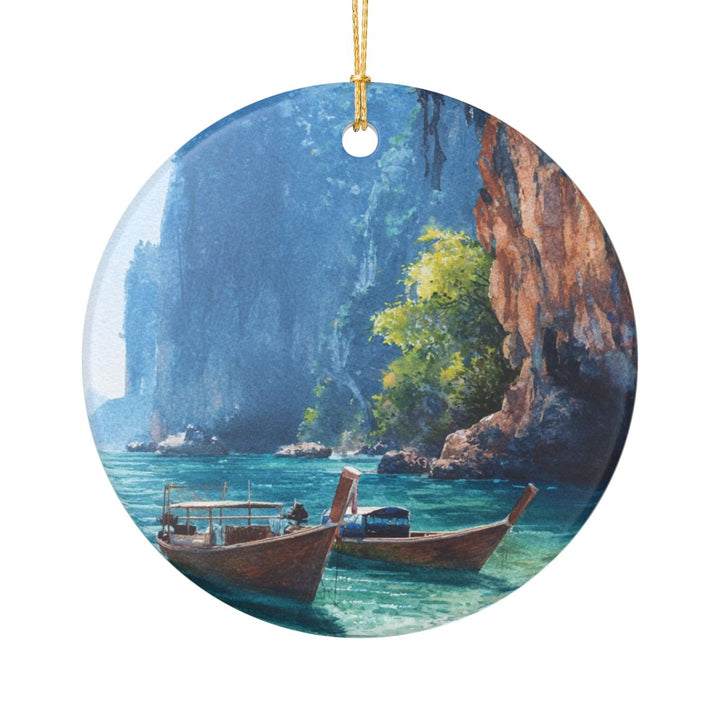 Krabi Thailand Ornament: Unique Krabi Thailand Souvenir, Krabi Thailand Xmas Decor, and Authentic Krabi Thailand Gift