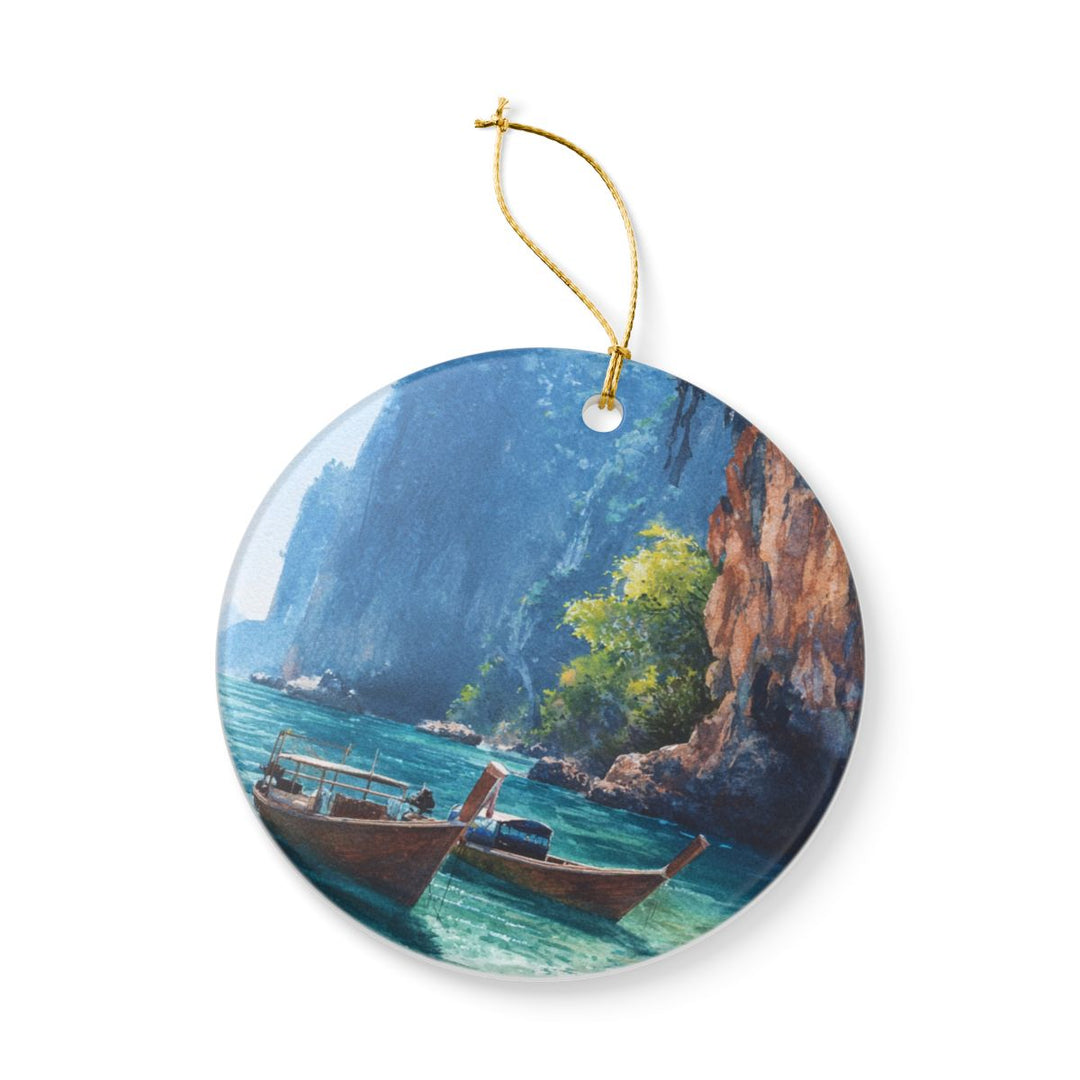 Krabi Thailand Ornament: Unique Krabi Thailand Souvenir, Krabi Thailand Xmas Decor, and Authentic Krabi Thailand Gift