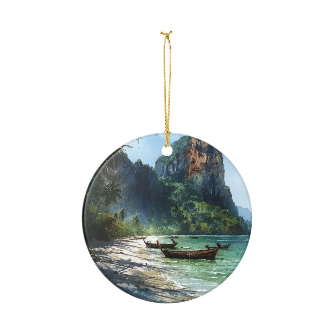 Krabi Thailand Ornament: Unique Krabi Thailand Souvenir, Krabi Thailand Xmas Decor, and Authentic Krabi Thailand Gift