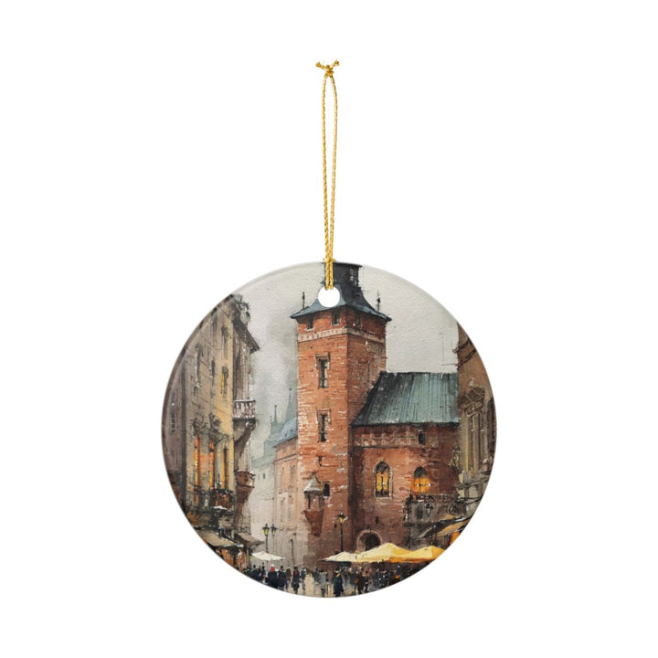 Krakow Poland Ornament: Unique Krakow Souvenir, Krakow Poland Xmas Decor, and Authentic Krakow Gift