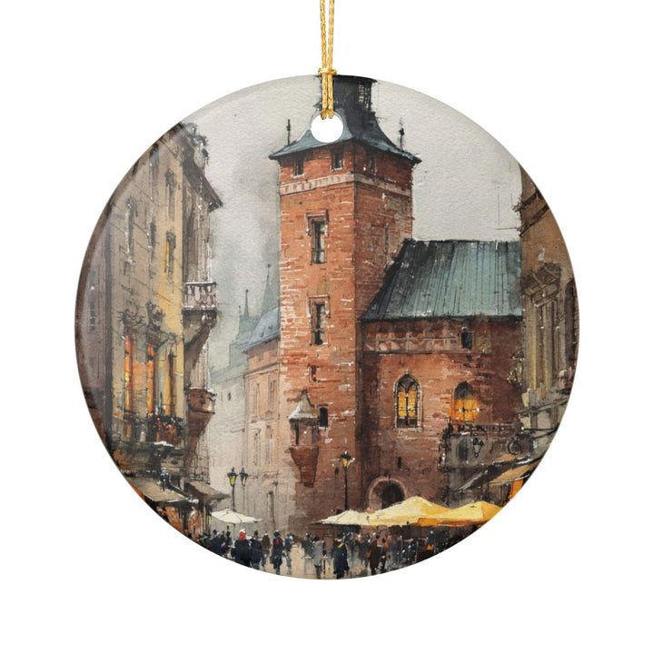 Krakow Poland Ornament: Unique Krakow Souvenir, Krakow Poland Xmas Decor, and Authentic Krakow Gift