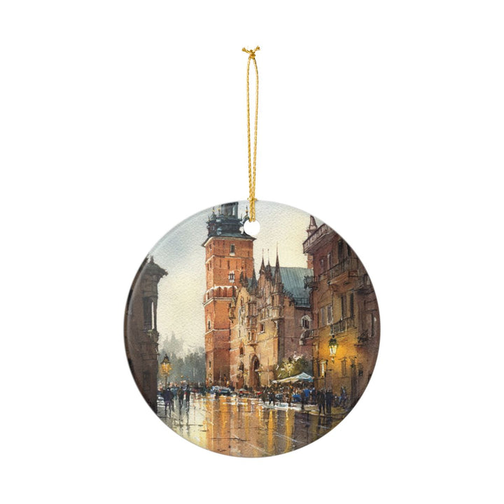 Krakow Poland Ornament: Unique Krakow Souvenir, Krakow Poland Xmas Decor, and Authentic Krakow Gift