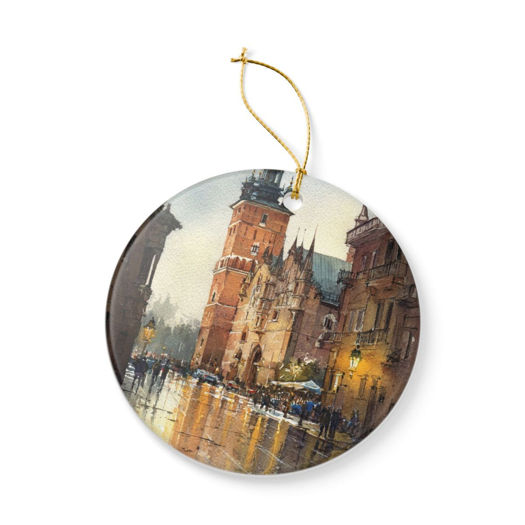 Krakow Poland Ornament: Unique Krakow Souvenir, Krakow Poland Xmas Decor, and Authentic Krakow Gift