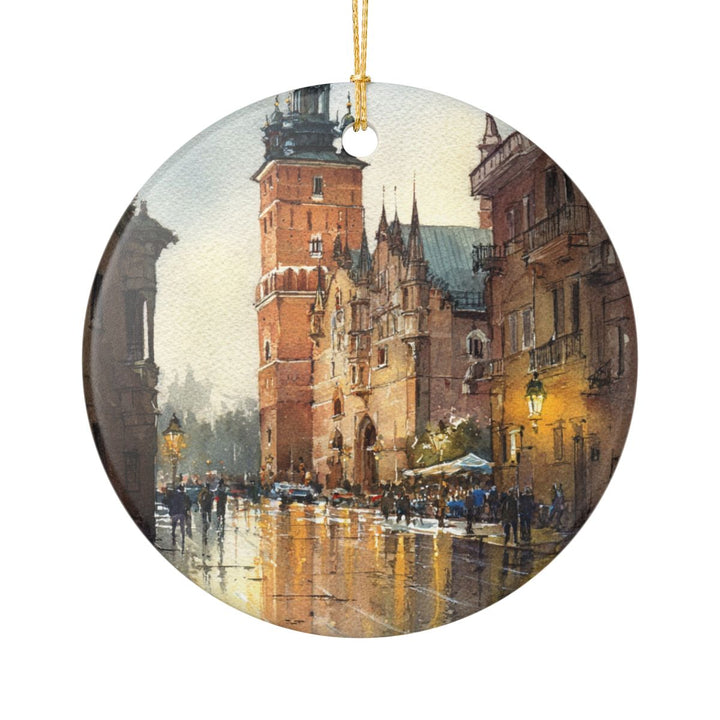 Krakow Poland Ornament: Unique Krakow Souvenir, Krakow Poland Xmas Decor, and Authentic Krakow Gift