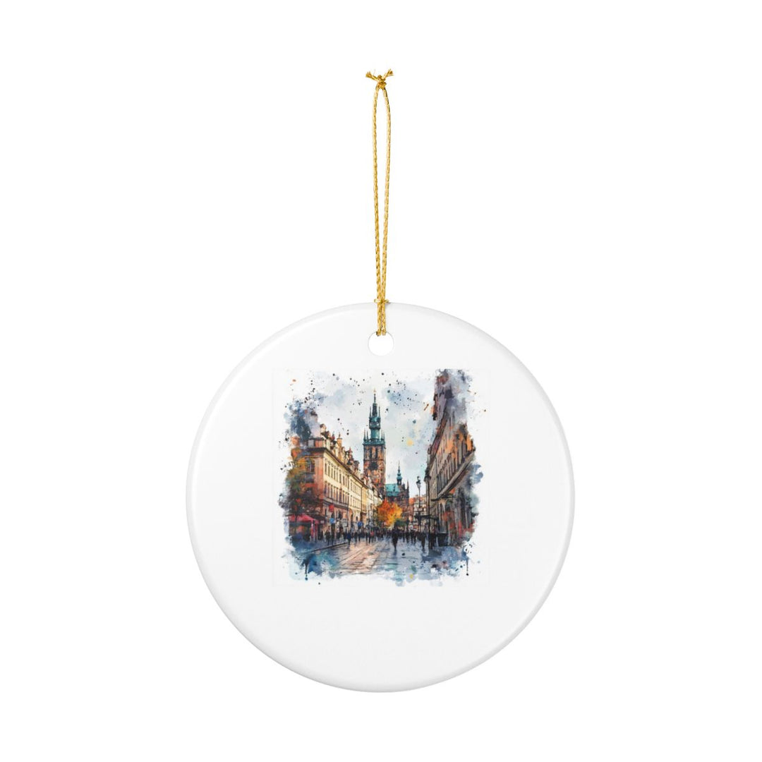 Krakow Poland Ornament: Unique Krakow Souvenir, Krakow Poland Xmas Decor, and Authentic Krakow Gift