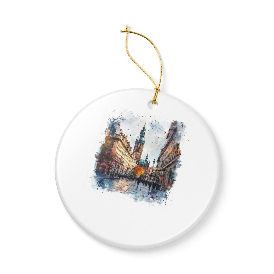 Krakow Poland Ornament: Unique Krakow Souvenir, Krakow Poland Xmas Decor, and Authentic Krakow Gift