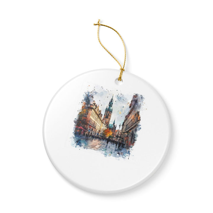 Krakow Poland Ornament: Unique Krakow Souvenir, Krakow Poland Xmas Decor, and Authentic Krakow Gift