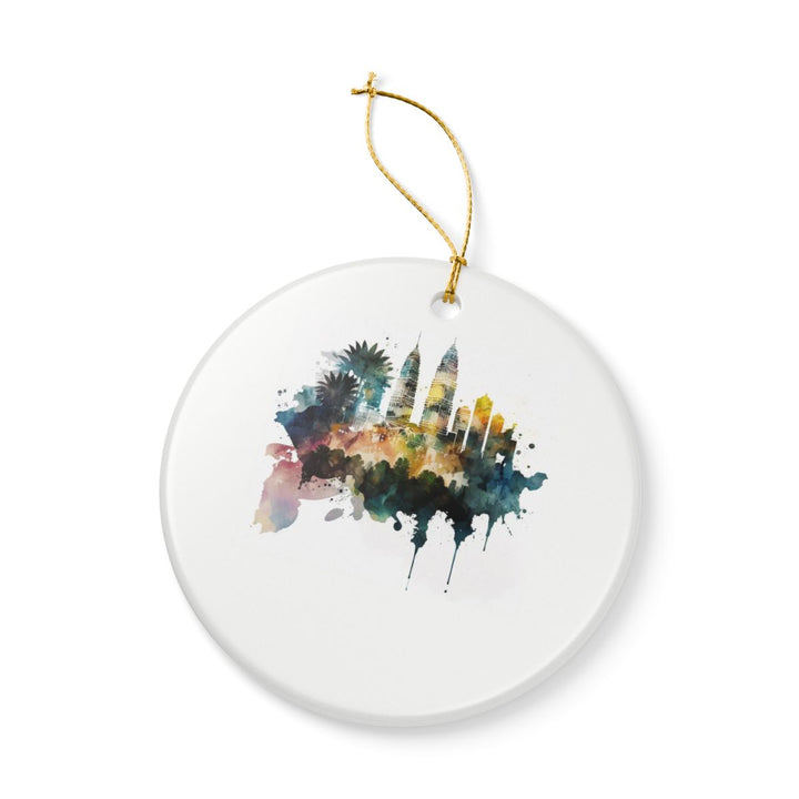Kuala Lumpur Ornament: Unique Kuala Lumpur Souvenir, Kuala Lumpur Xmas Decor, and Authentic Kuala Lumpur Gift