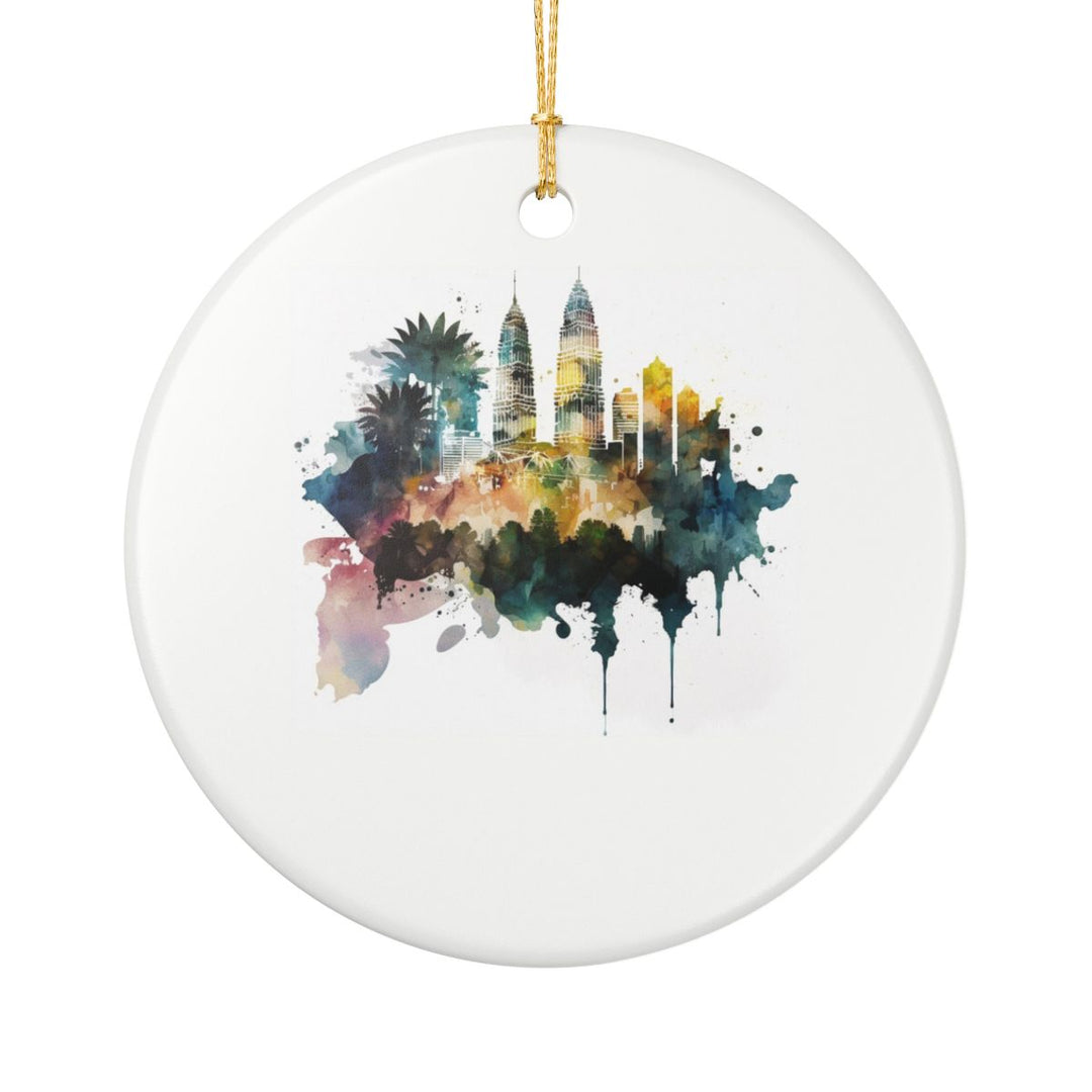 Kuala Lumpur Ornament: Unique Kuala Lumpur Souvenir, Kuala Lumpur Xmas Decor, and Authentic Kuala Lumpur Gift