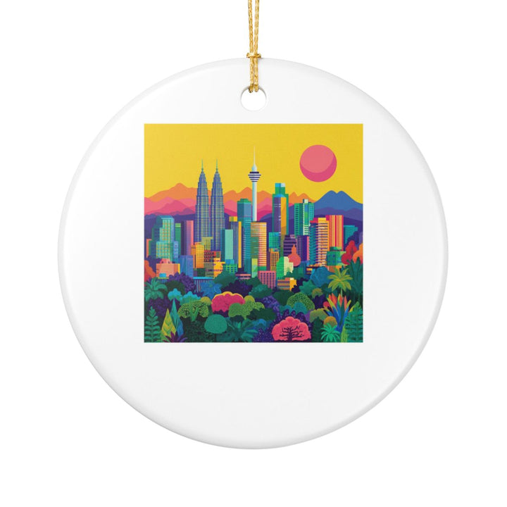 Kuala Lumpur Ornament: Unique Kuala Lumpur Souvenir, Kuala Lumpur Xmas Decor, and Authentic Kuala Lumpur Gift