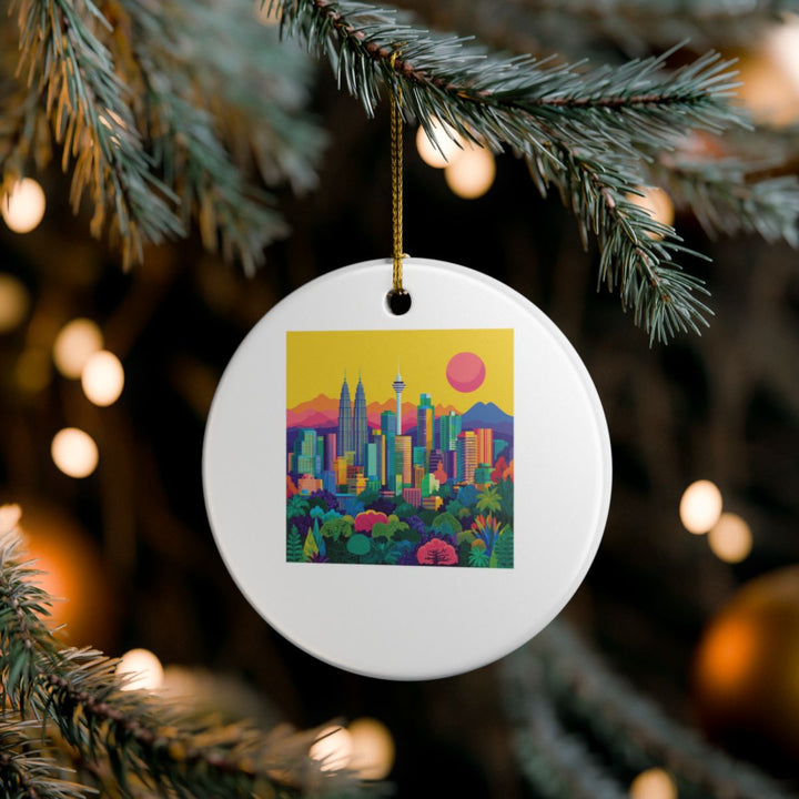 Kuala Lumpur Ornament: Unique Kuala Lumpur Souvenir, Kuala Lumpur Xmas Decor, and Authentic Kuala Lumpur Gift