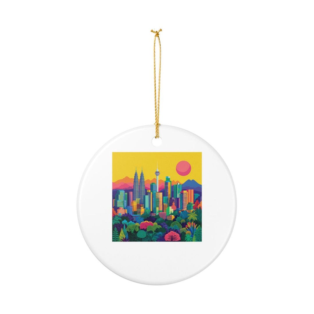 Kuala Lumpur Ornament: Unique Kuala Lumpur Souvenir, Kuala Lumpur Xmas Decor, and Authentic Kuala Lumpur Gift
