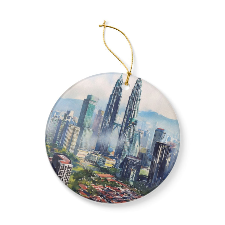 Kuala Lumpur Ornament: Unique Kuala Lumpur Souvenir, Kuala Lumpur Xmas Decor, and Authentic Kuala Lumpur Gift