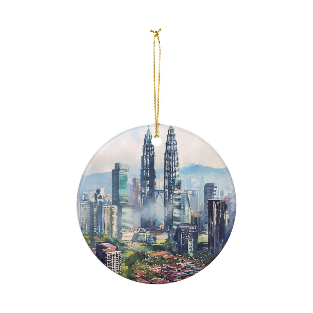 Kuala Lumpur Ornament: Unique Kuala Lumpur Souvenir, Kuala Lumpur Xmas Decor, and Authentic Kuala Lumpur Gift