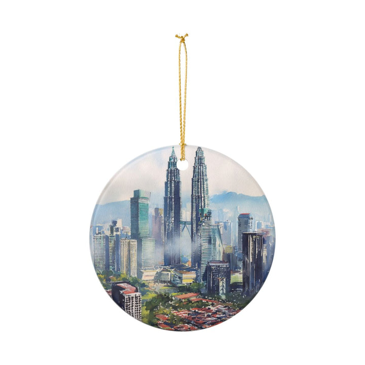 Kuala Lumpur Ornament: Unique Kuala Lumpur Souvenir, Kuala Lumpur Xmas Decor, and Authentic Kuala Lumpur Gift