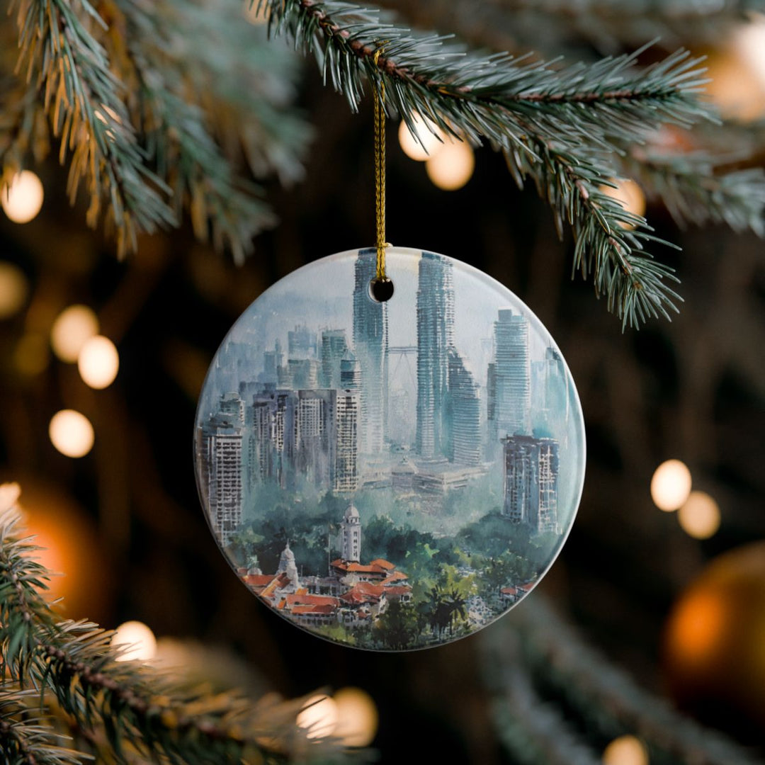Kuala Lumpur Ornament: Unique Kuala Lumpur Souvenir, Kuala Lumpur Xmas Decor, and Authentic Kuala Lumpur Gift
