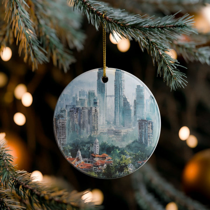 Kuala Lumpur Ornament: Unique Kuala Lumpur Souvenir, Kuala Lumpur Xmas Decor, and Authentic Kuala Lumpur Gift