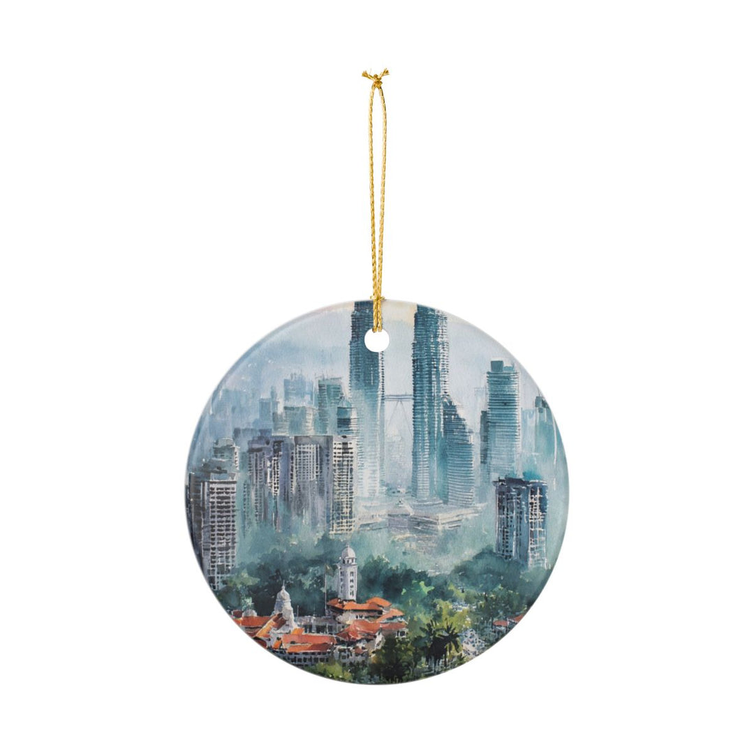 Kuala Lumpur Ornament: Unique Kuala Lumpur Souvenir, Kuala Lumpur Xmas Decor, and Authentic Kuala Lumpur Gift