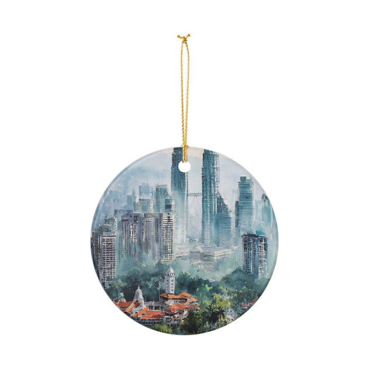 Kuala Lumpur Ornament: Unique Kuala Lumpur Souvenir, Kuala Lumpur Xmas Decor, and Authentic Kuala Lumpur Gift