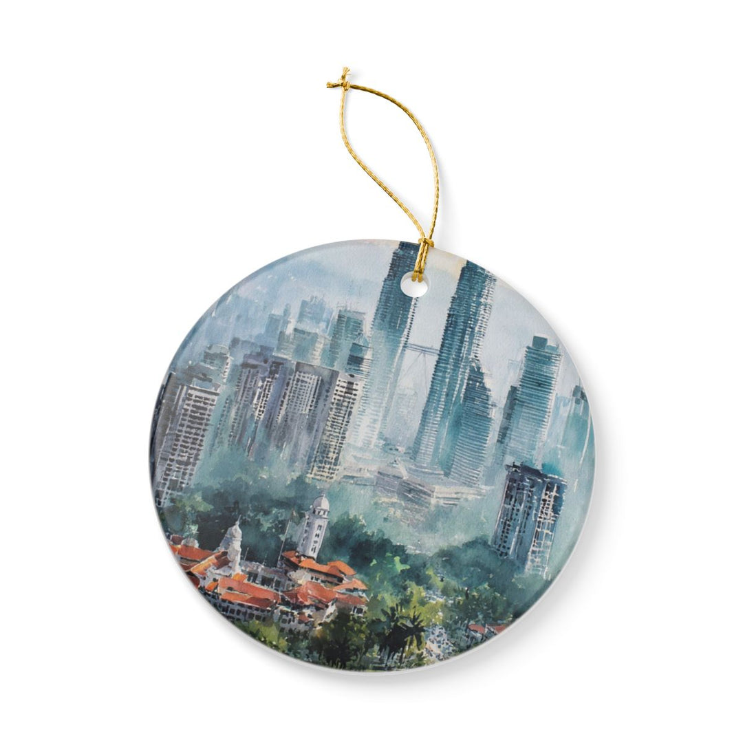 Kuala Lumpur Ornament: Unique Kuala Lumpur Souvenir, Kuala Lumpur Xmas Decor, and Authentic Kuala Lumpur Gift