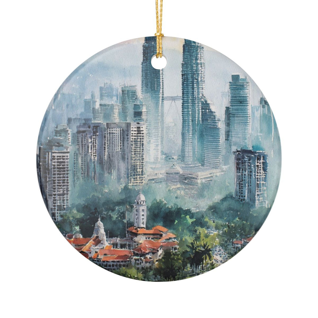 Kuala Lumpur Ornament: Unique Kuala Lumpur Souvenir, Kuala Lumpur Xmas Decor, and Authentic Kuala Lumpur Gift