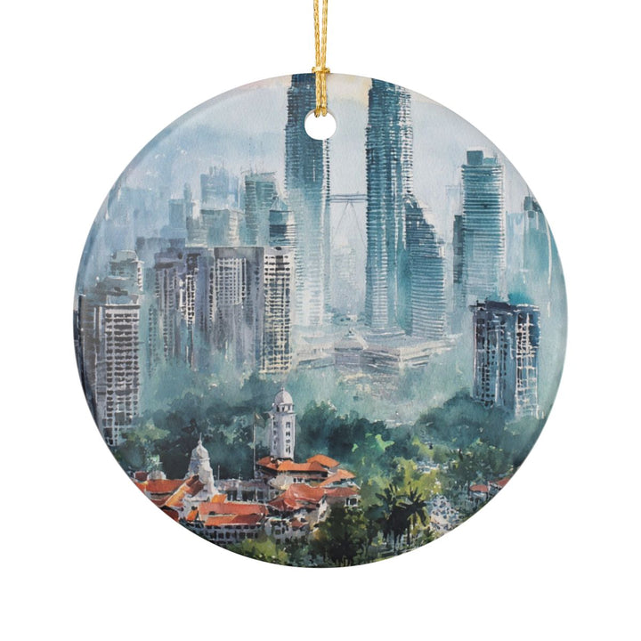 Kuala Lumpur Ornament: Unique Kuala Lumpur Souvenir, Kuala Lumpur Xmas Decor, and Authentic Kuala Lumpur Gift