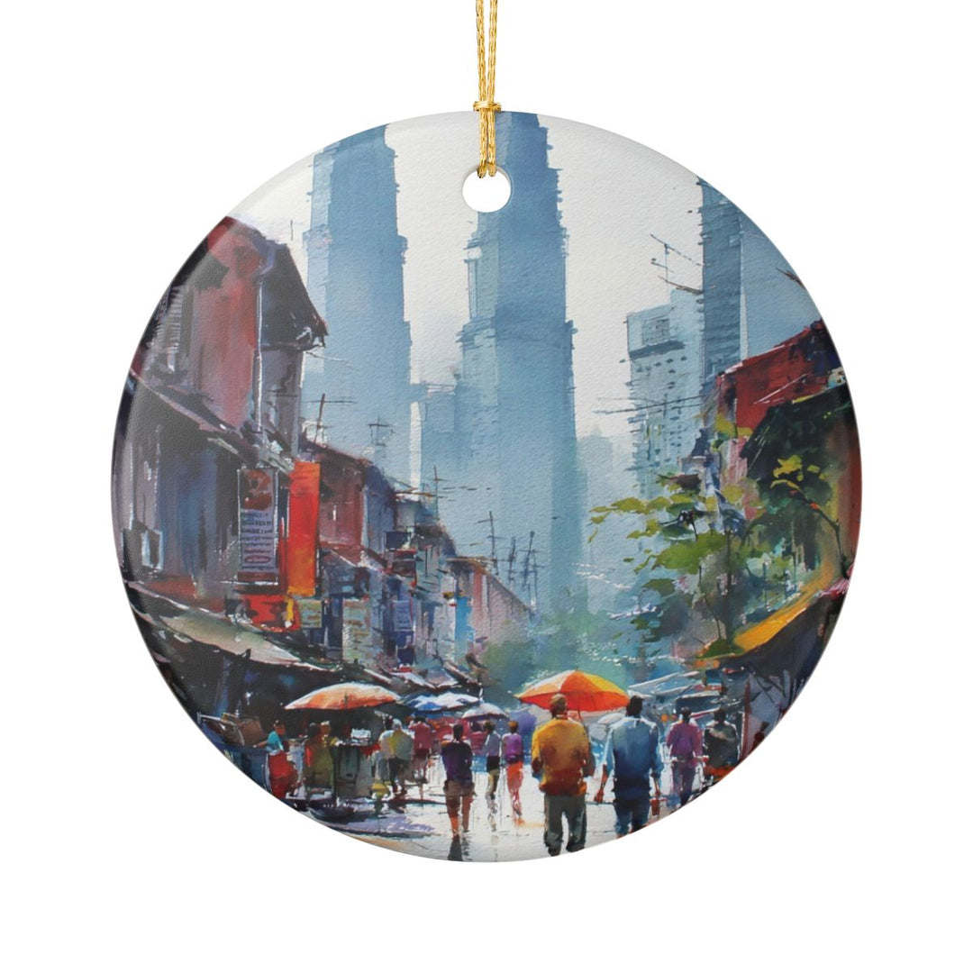Kuala Lumpur Ornament: Unique Kuala Lumpur Souvenir, Kuala Lumpur Xmas Decor, and Authentic Kuala Lumpur Gift