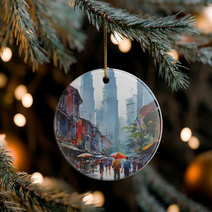 Kuala Lumpur Ornament: Unique Kuala Lumpur Souvenir, Kuala Lumpur Xmas Decor, and Authentic Kuala Lumpur Gift