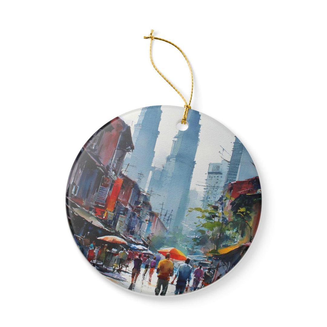 Kuala Lumpur Ornament: Unique Kuala Lumpur Souvenir, Kuala Lumpur Xmas Decor, and Authentic Kuala Lumpur Gift