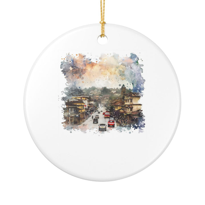 Kumasi Ghana Ornament: Unique Kumasi Ghana Souvenir, Kumasi Ghana Xmas Decor, and Authentic Kumasi Ghana Gift