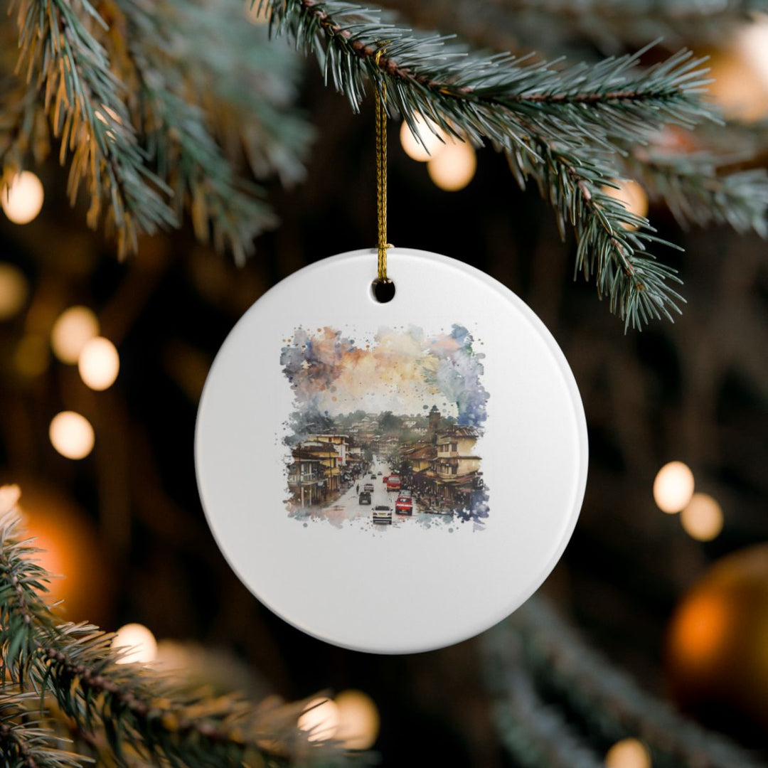 Kumasi Ghana Ornament: Unique Kumasi Ghana Souvenir, Kumasi Ghana Xmas Decor, and Authentic Kumasi Ghana Gift