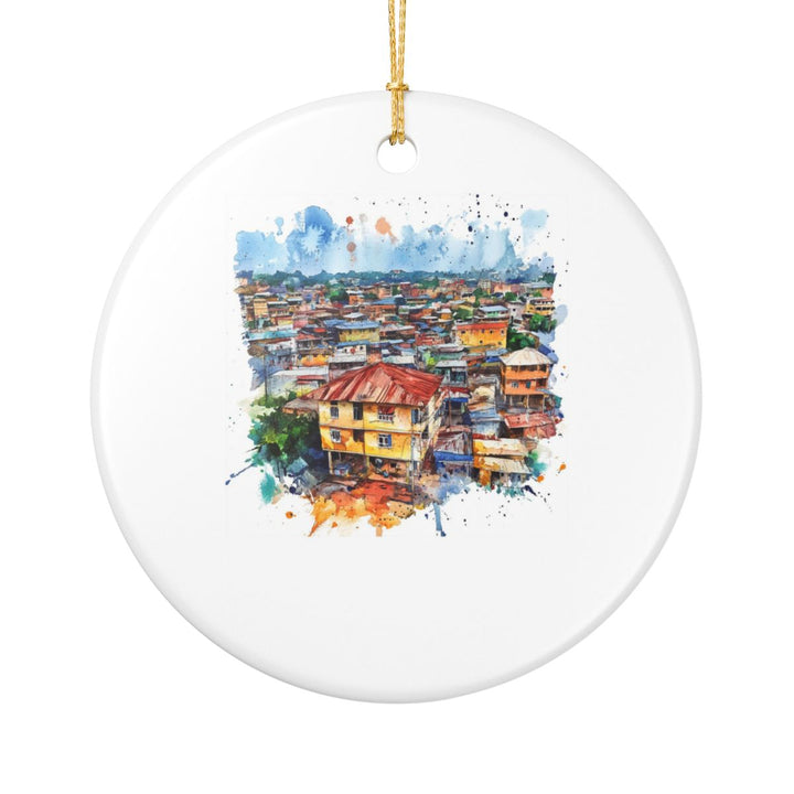 Kumasi Ghana Ornament: Unique Kumasi Ghana Souvenir, Kumasi Ghana Xmas Decor, and Authentic Kumasi Ghana Gift