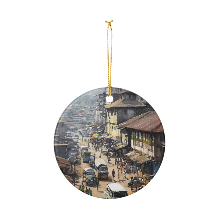 Kumasi Ghana Ornament: Unique Kumasi Ghana Souvenir, Kumasi Ghana Xmas Decor, and Authentic Kumasi Ghana Gift