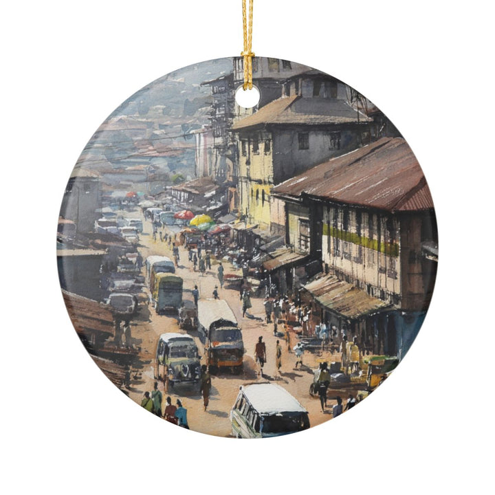 Kumasi Ghana Ornament: Unique Kumasi Ghana Souvenir, Kumasi Ghana Xmas Decor, and Authentic Kumasi Ghana Gift