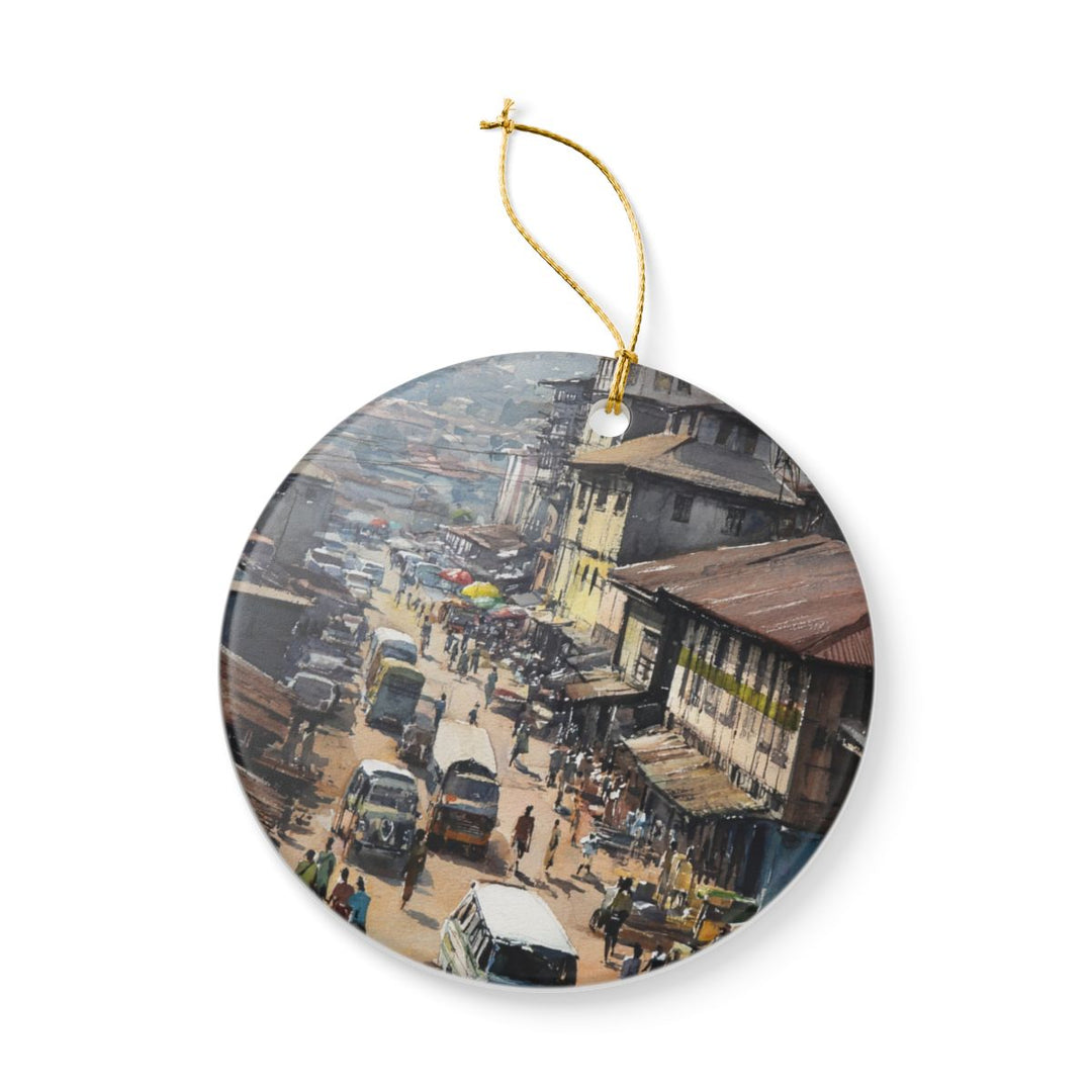 Kumasi Ghana Ornament: Unique Kumasi Ghana Souvenir, Kumasi Ghana Xmas Decor, and Authentic Kumasi Ghana Gift