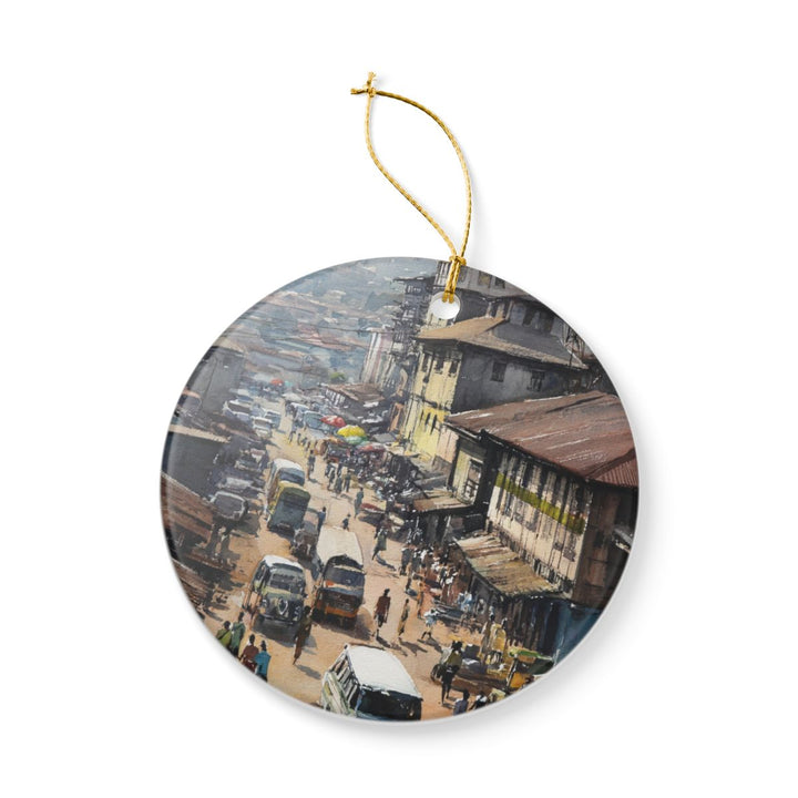 Kumasi Ghana Ornament: Unique Kumasi Ghana Souvenir, Kumasi Ghana Xmas Decor, and Authentic Kumasi Ghana Gift