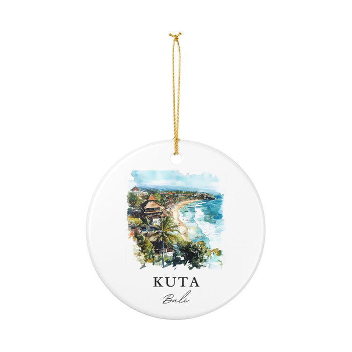 Kuta Bali Indonesia Ornament: Unique Kuta Bali Souvenir, Kuta Bali Indonesia Xmas Decor, and Authentic Kuta Bali Gift