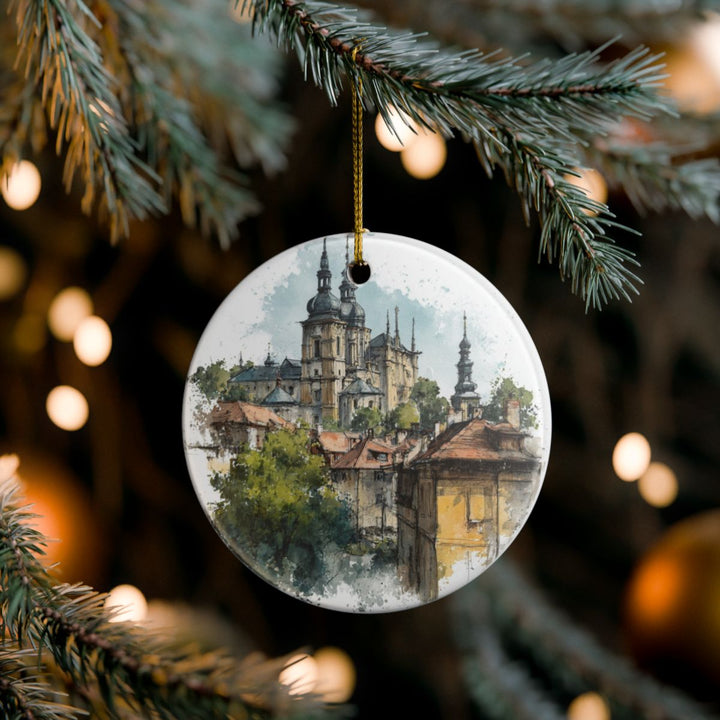 Kutná Hora Czech Republic Ornament: Unique Kutná Hora Souvenir, Kutná Hora Czech Republic Xmas Decor, and Authentic Kutná Hora Gift